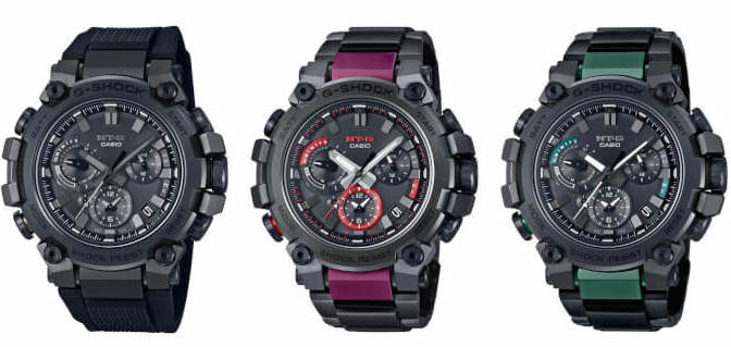 The high-end MR-G and MT-G collection from Casio G Shock