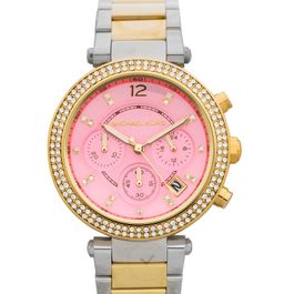 michael kors pink diamond watch