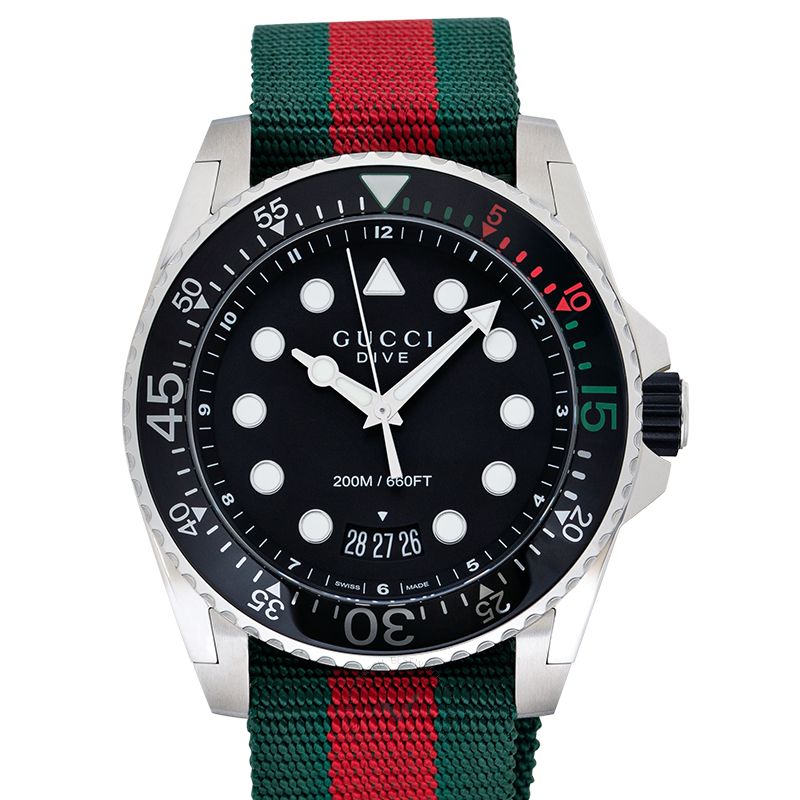Gucci Dive YA136209 45mm Men's Watch 
