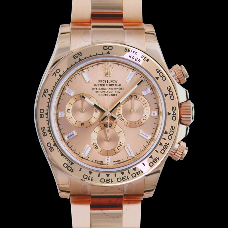 pink gold daytona