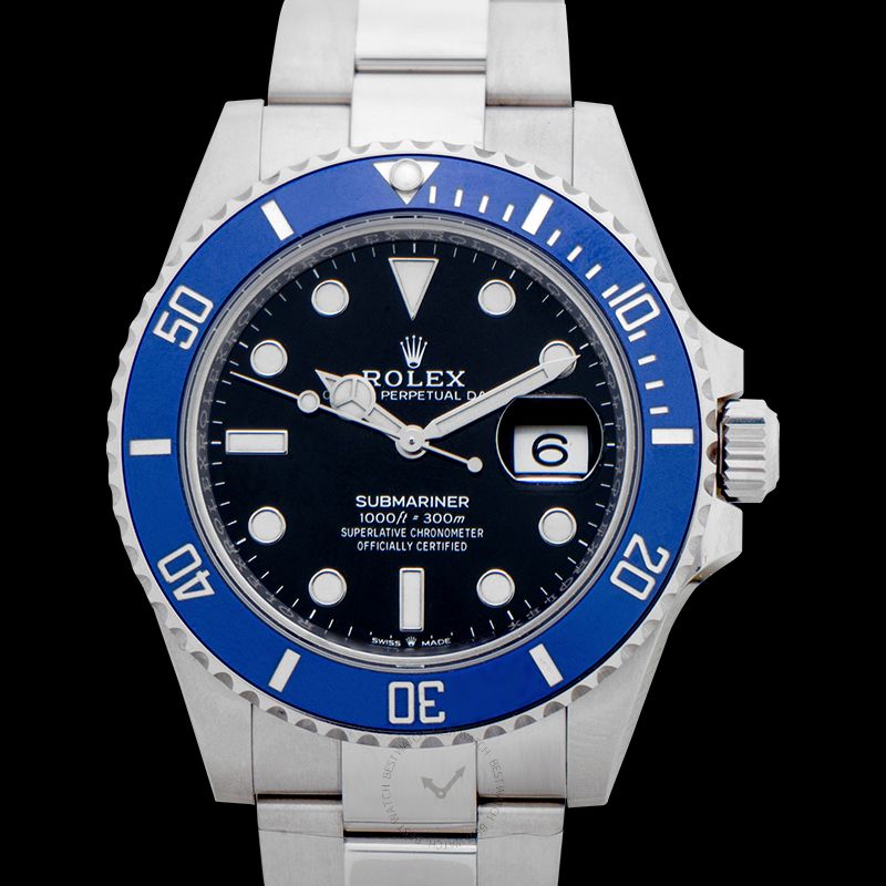 Blue bezel submariner on sale